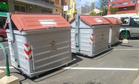 Contenedores de basura de Santa Cruz de Tenerife