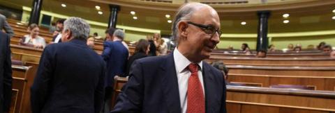 Cristóbal Montoro en el Congreso de los Diputados