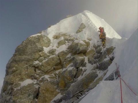Escalón de Hillary en el Everest