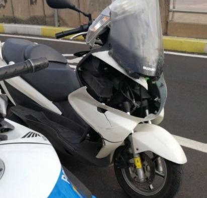 Motorista accidentado en Las Palmas de Gran Canaria