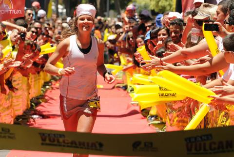 Emelie Forsberg en la Transvulcania