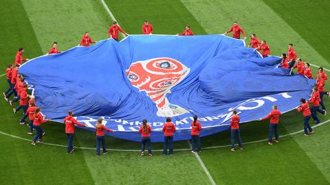 Bandera en la Copa Confederaciones