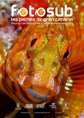 Cartel de Fotosub Las Palmas de Gran Canaria 2017