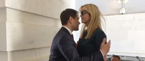 Ivanka Trump y Marco Rubio