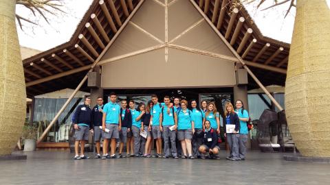 Alumnos del PFAE en el hotel Baobab