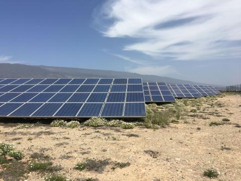 Placas de energía solar