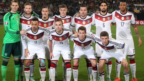 Jugadores de la selección alemana de fútbol