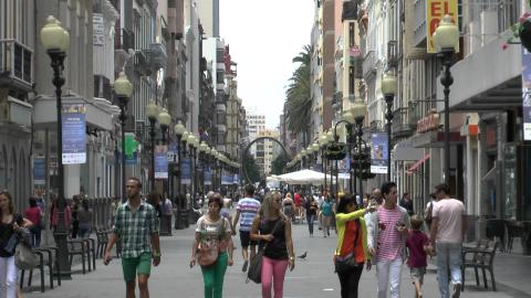 Calle Triana de Las Palmas de Gran Canaria