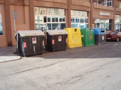 Contenedores de basura de Las Palmas de Gran Canaria