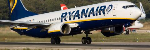 Avión de Ryanair