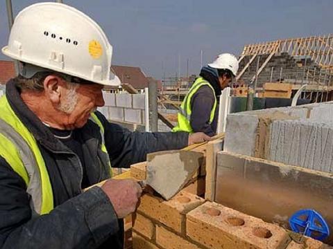 Trabajador en una obra