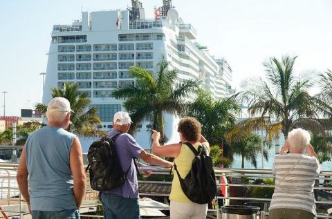 Cruceristas en Las Palmas de Gran Canaria