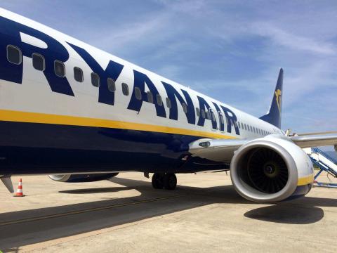 Avión de Ryanair