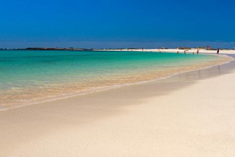 Una playa de Fuerteventura