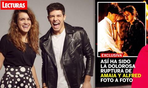 Amaia y Alfred en la portada de la revista Lecturas