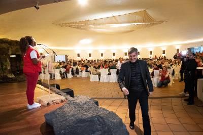 Fernando Clavijo en la Fiesta de los Mayores de Teguise