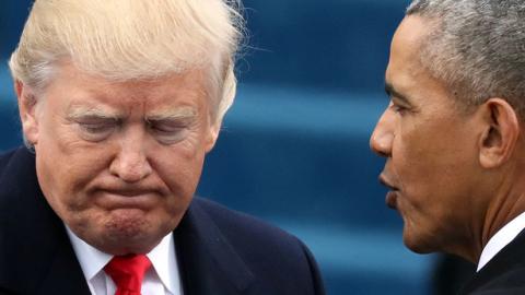 Donald Trump y Barack Obama