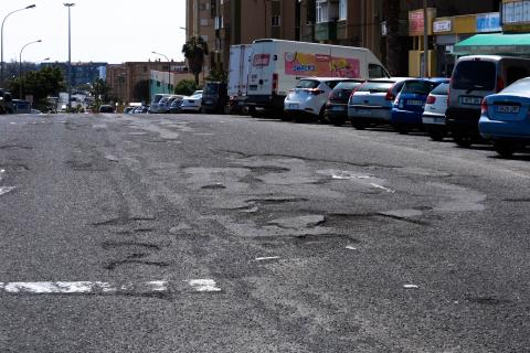 Estado de las calles de Jinámar - Telde