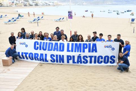 El Partido Popular en la Playa de Las Canteras