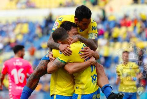 Jugadores de la UD Las Palmas