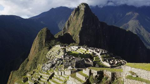Vista general de la ciudadela inca de Machu Picchu