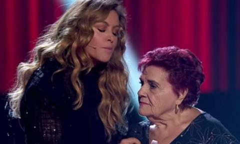 Paulina Rubio y Germa del Barrio en La Voz Senio