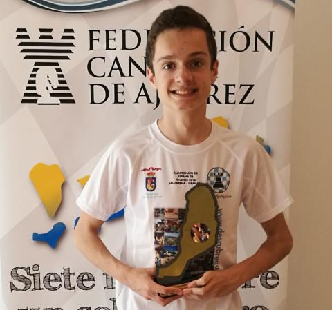 Raúl Pérez, Campeón de Canarias de Ajedrez sub 14