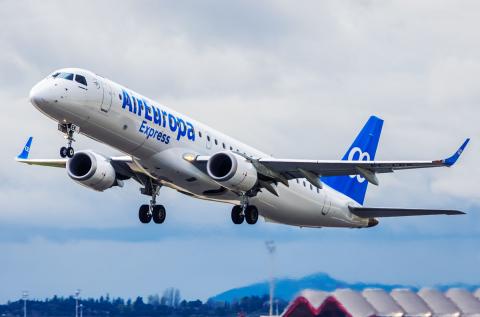 Avión de Air Europa Express