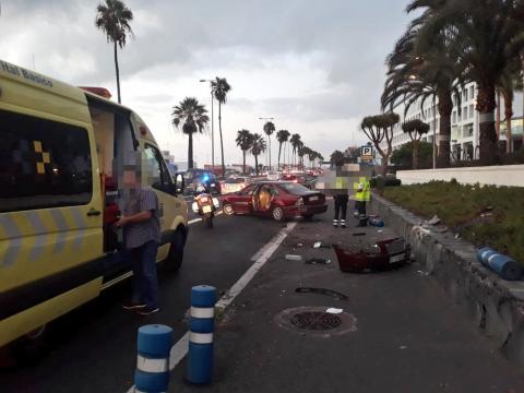 Accidente Avenida Marítima