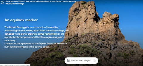 La Unesco incluye a Risco Caído en Google Arts & Culture