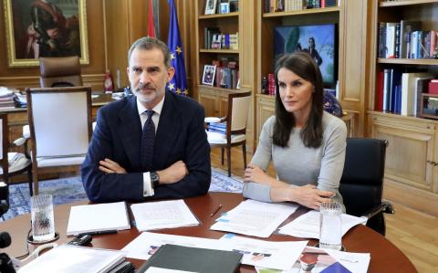 Felipe VI y doña Letizia