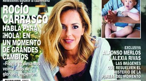 Rocío Carrasco en la portada de la revista Hola