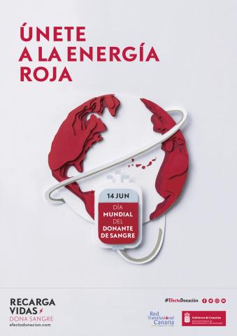 cartel del Día Mundial del Donante de Sangre