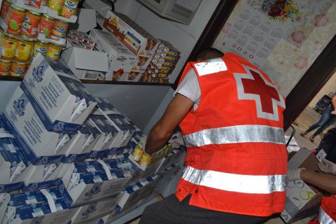 Voluntario de Cruz Roja