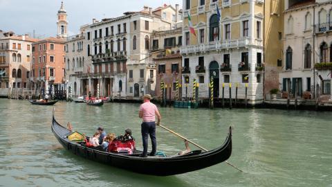 Góndola en Venecia. Italia