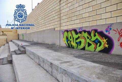 Grafiteros detenidos