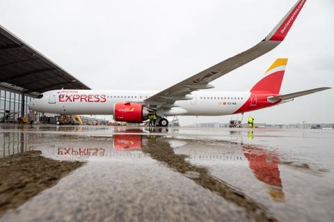 Avión de Iberia Express