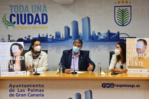 Campaña de sensibilización del uso responsable de las mascarillas. Las Palmas de Gran Canaria