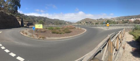 Rotonda de entrada a Teror. Gran Canaria 