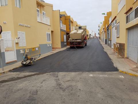 Proyecto de rehabilitación y mejora del firme en varios barrios de Gáldar