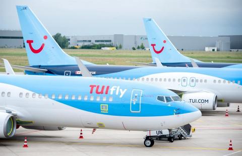 Aviones del touroperador TUI