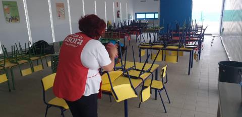 Servicio de comedor del CEIP Almácigo, Guía de Isora. Tenerife