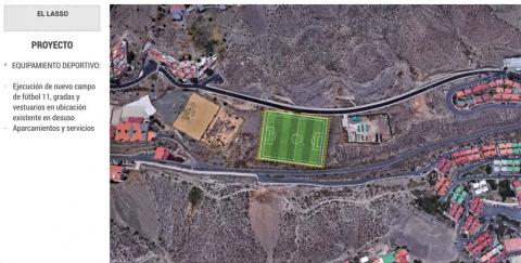 El IMD adjudica la construcción del nuevo campo de fútbol de El Lasso