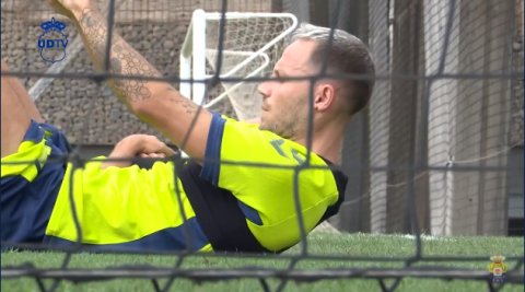 Entrenamiento de Javi Castellano, UD Las Palmas