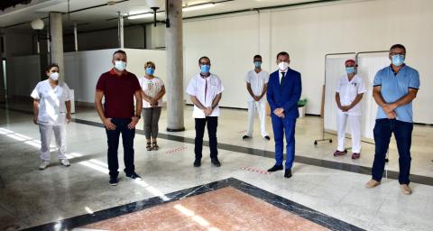 Punto de detección precoz de coronavirus en Gáldar. Gran Canaria Punto de detección precoz de coronavirus en Gáldar. Gran Canaria