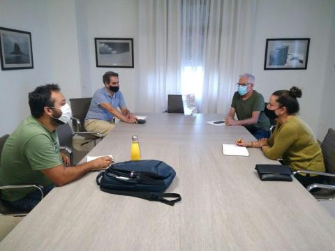 Reunión de Sí Podemos Canarias en el Cabildo de Tenerife con Unidas Se Puede El Sauzal 