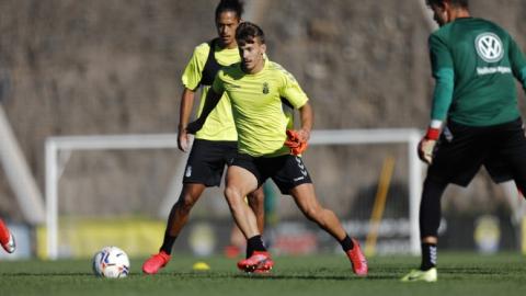 Entrenamiento de la UD Las Palmas