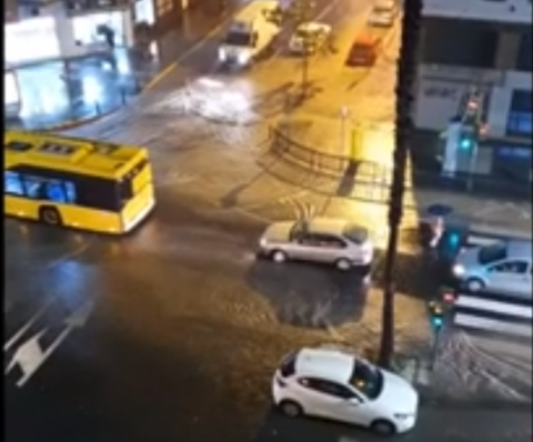 Lluvias en Las Palmas de Gran Canaria