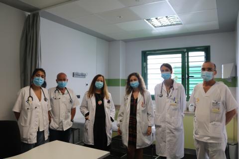 Equipo de Medicina Interna del Hospital de Lanzarote