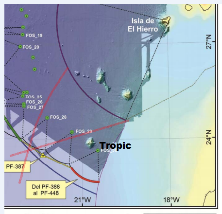 Plataforma continental y Canarias